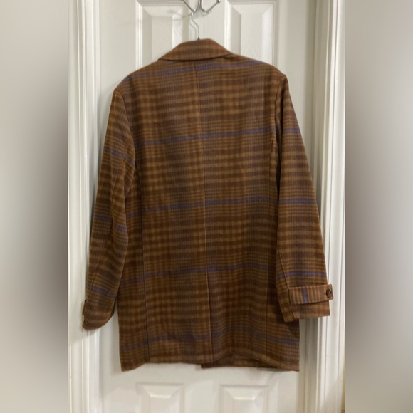 NEW Houston White Adult Unisex Button Up Winter Wool Pea Coat Jacket Size Small - Picture 5 of 11